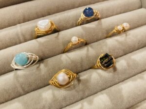 ワイヤーアクセサリー　指輪　リング